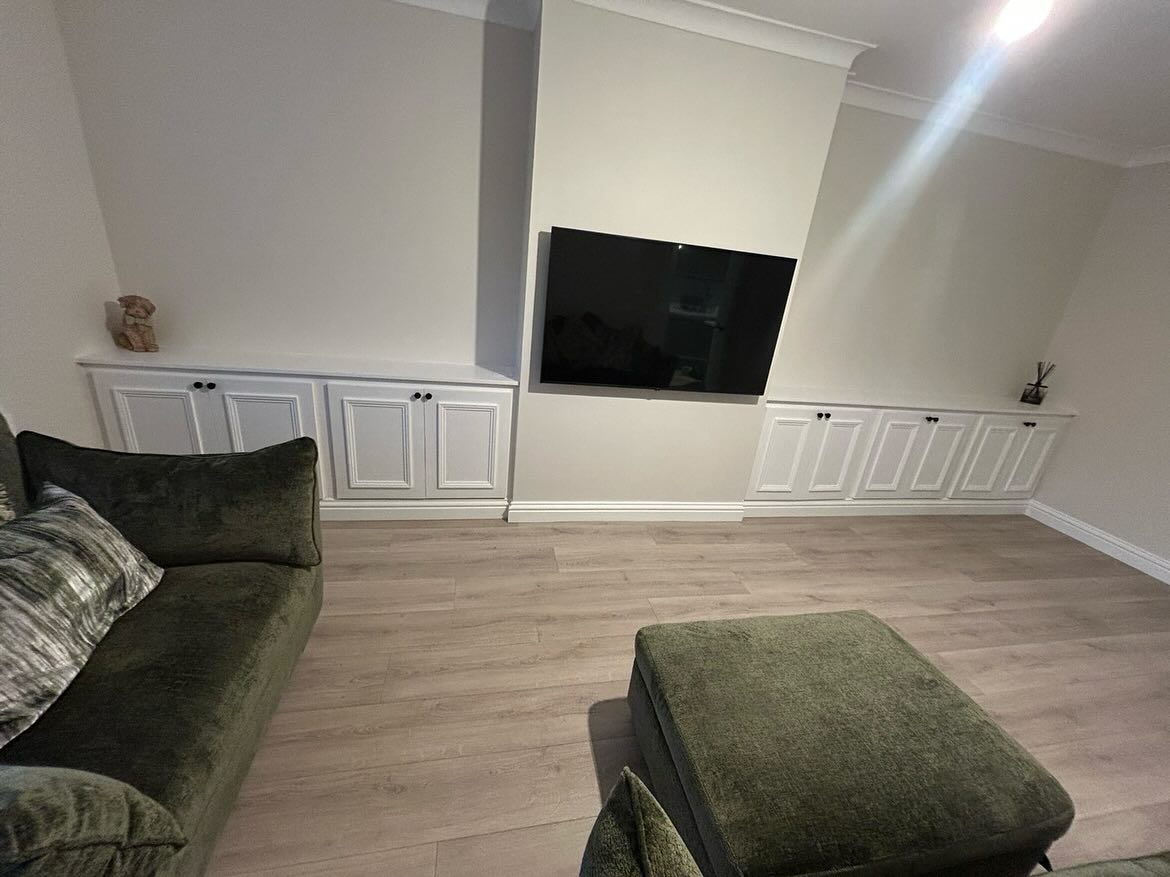 Fitted storage cupboards